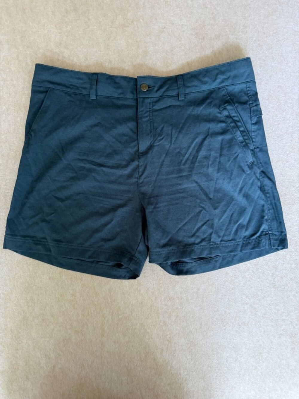 Magellan Womens XL Classic Fit Shorts Blue Outdoor Hiking Casual 1016